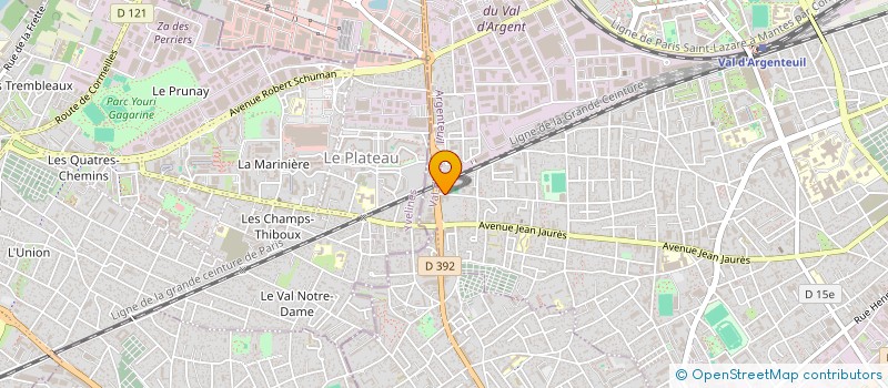 localisation de l'entreprise MONSIEUR ADAME KRAIKER  ARGENTEUIL