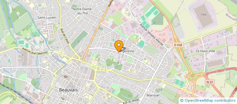 localisation de l'entreprise MONSIEUR ADAME-MOHAMED AFFIF  BEAUVAIS