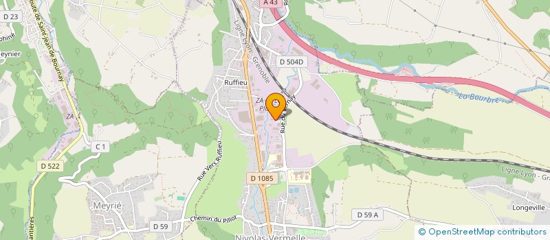 localisation de l'entreprise MONSIEUR ADAME MOUSSAID  NIVOLAS-VERMELLE