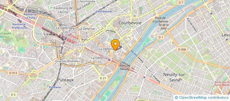 localisation de l'entreprise MONSIEUR ADAME RAMRANI à COURBEVOIE