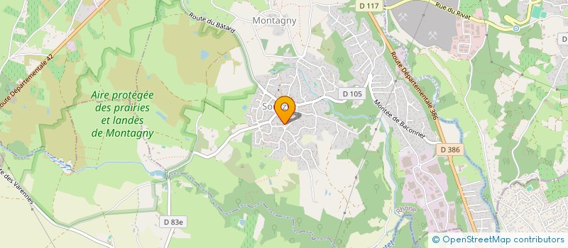 localisation de l'entreprise MONSIEUR ADAMO CAPUANO  MONTAGNY