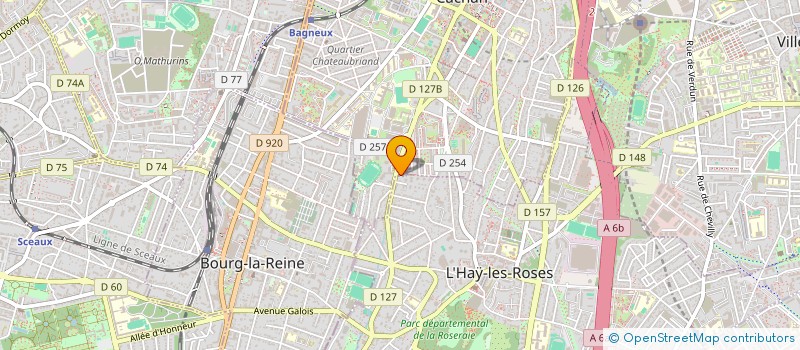 localisation de l'entreprise MONSIEUR ADAMOU ABOUBAKAR à CACHAN