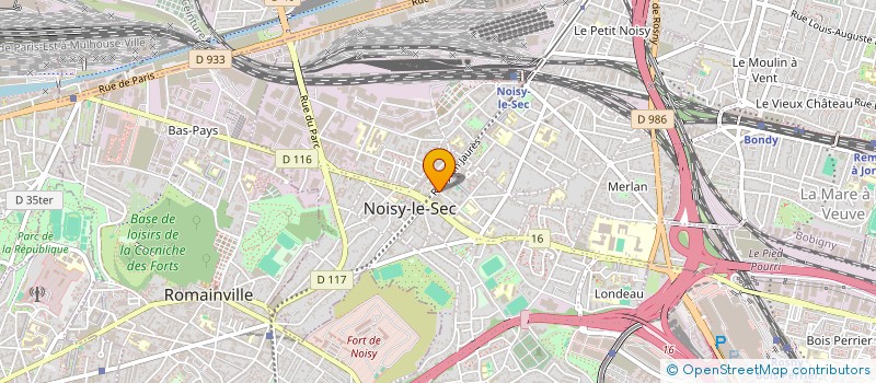localisation de l'entreprise MONSIEUR ADAMOU DIA à NOISY-LE-SEC
