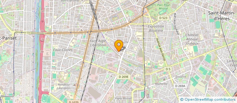 localisation de l'entreprise MONSIEUR ADAMS DIAGNE  GRENOBLE