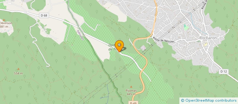 localisation de l'entreprise MONSIEUR ADAN DELLA TOFFOLA  ROCBARON