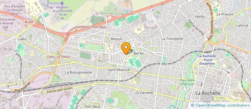 localisation de l'entreprise MONSIEUR ADAN FOFANA  LA ROCHELLE