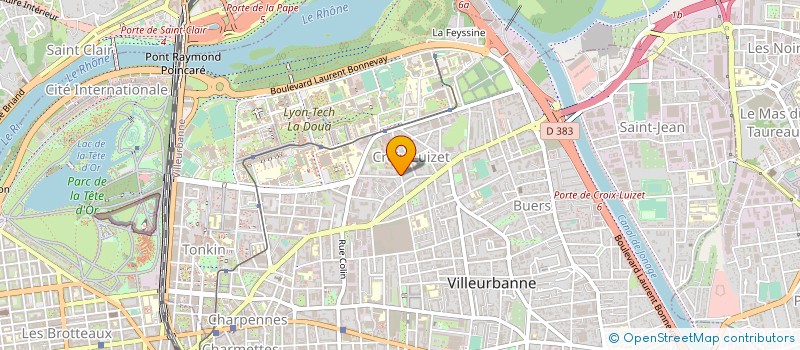 localisation de l'entreprise MONSIEUR ADAN SAUNIER  VILLEURBANNE