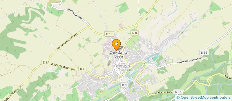 localisation de l'entreprise MONSIEUR ADAO FRANCISCO SILVA PINTO à VALENSOLE