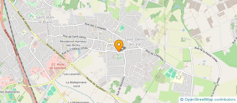 localisation de l'entreprise MONSIEUR ADAO MATOS RAIMUNDO à SAINT-DENIS-EN-VAL