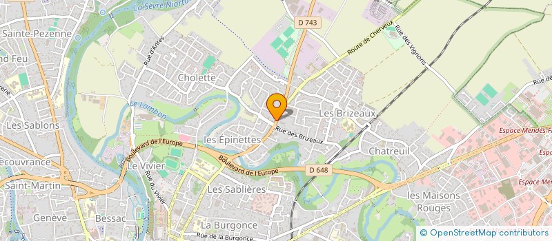 localisation de l'entreprise MONSIEUR ADAO PEREIRA TEIXEIRA à NIORT