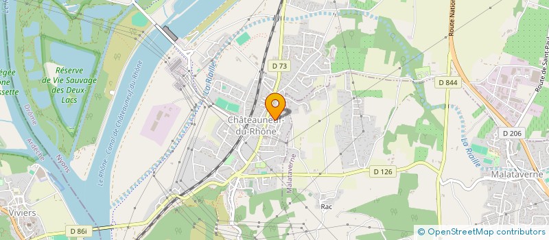 localisation de l'entreprise MONSIEUR ADBELLALI BOUGUERRA  CHATEAUNEUF-DU-RHONE