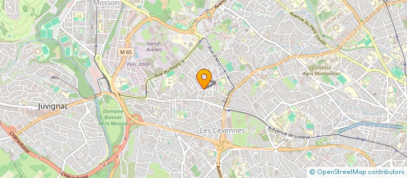 localisation de l'entreprise MONSIEUR ADBELMAJID OUKNIN  MONTPELLIER