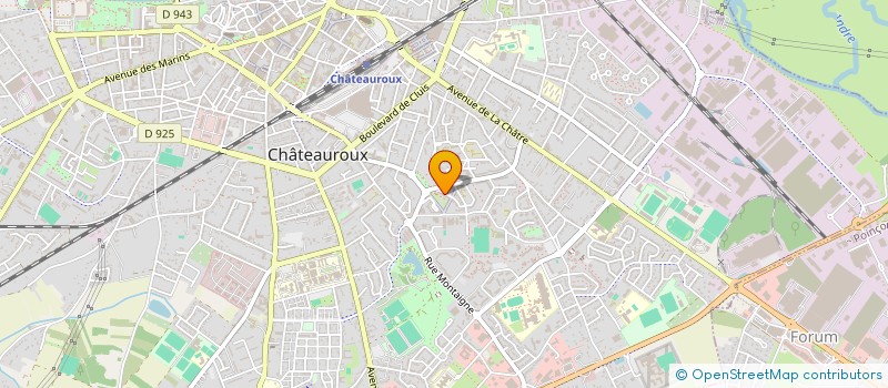 localisation de l'entreprise MONSIEUR ADBELMJID EL HAJOUI à CHATEAUROUX