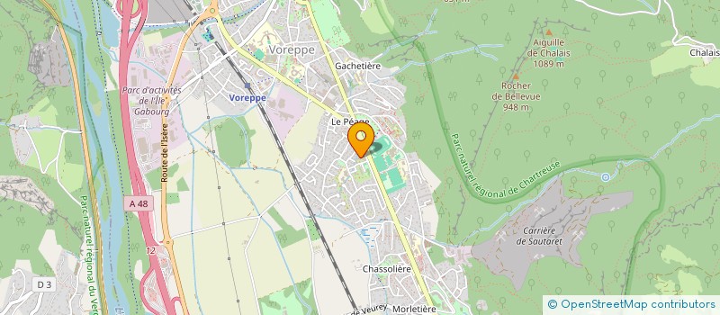 localisation de l'entreprise MONSIEUR ADDA GHANEMI  VOREPPE