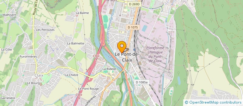 localisation de l'entreprise MONSIEUR ADDA KHEBBACH  LE PONT-DE-CLAIX