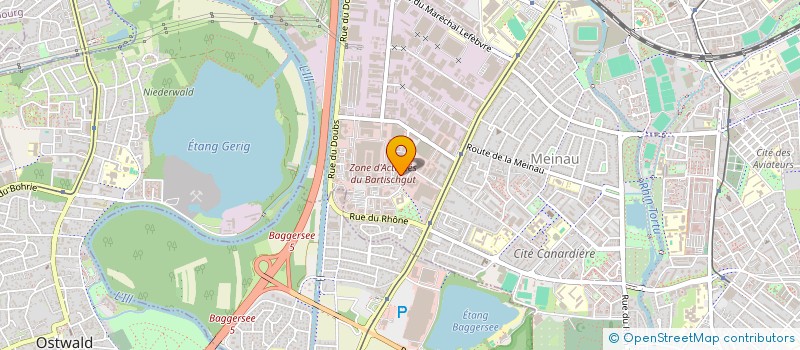 localisation de l'entreprise MONSIEUR ADDA TAHIR HISSEIN ADDA  SCHILTIGHEIM