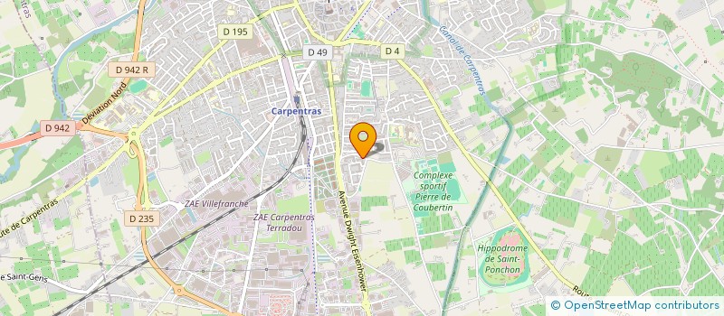 localisation de l'entreprise MONSIEUR ADDAL MEDJAHED à CARPENTRAS