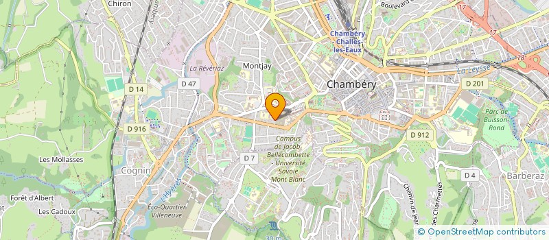 localisation de l'entreprise MONSIEUR ADDEL CHIBANI  CHAMBERY