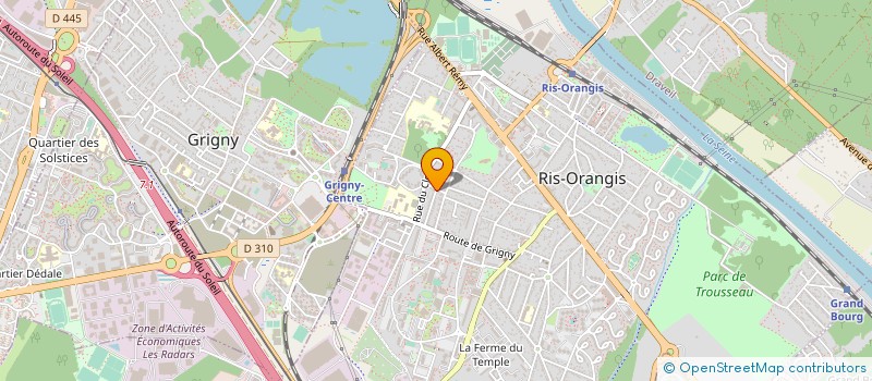localisation de l'entreprise MONSIEUR ADEBAYO GILLES AKIM LANIKPEKOUN à RIS-ORANGIS