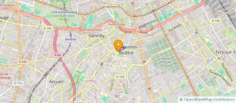 localisation de l'entreprise MONSIEUR ADEEL AHMED  LE KREMLIN-BICETRE