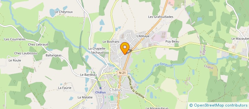 localisation de l'entreprise MONSIEUR ADEEL AZAM à CHALUS