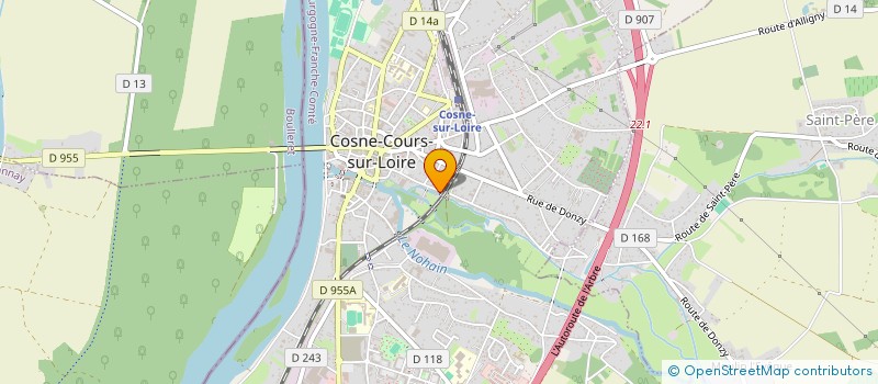 localisation de l'entreprise MONSIEUR ADEEL FAROOQ à COSNE-COURS-SUR-LOIRE