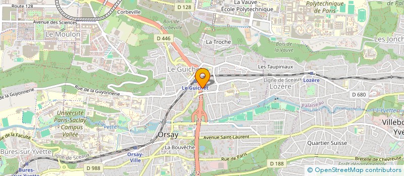 localisation de l'entreprise MONSIEUR ADEL ABBOUT à ORSAY