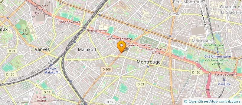 localisation de l'entreprise MONSIEUR ADEL ABDEL SHAHID  MALAKOFF