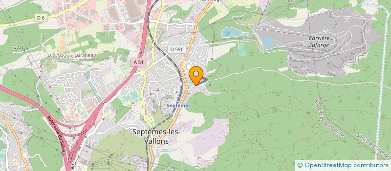 localisation de l'entreprise MONSIEUR ADEL ACHOUR à SEPTEMES-LES-VALLONS