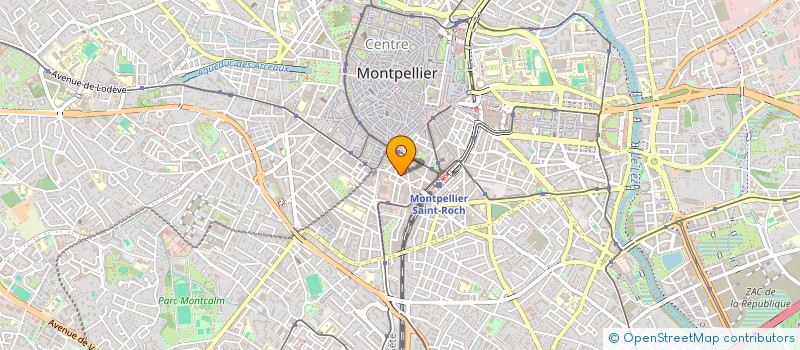 localisation de l'entreprise MONSIEUR ADEL AGSORA à MONTPELLIER