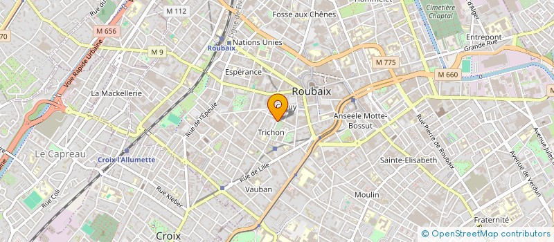 localisation de l'entreprise MONSIEUR ADEL AISSANI  ROUBAIX