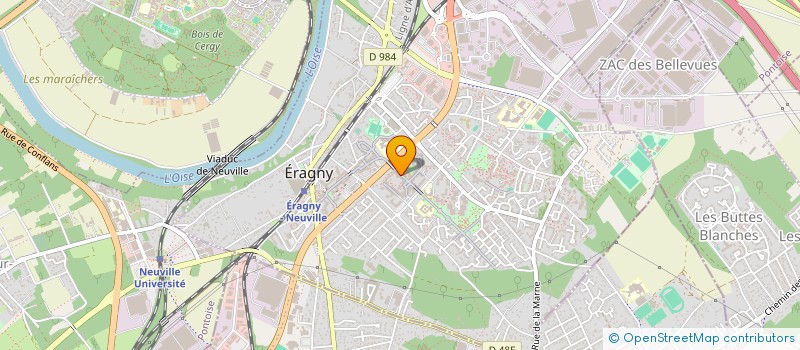 localisation de l'entreprise MONSIEUR ADEL AIT-MOUHOUB  ERAGNY