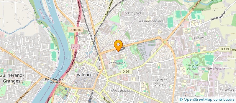 localisation de l'entreprise MONSIEUR ADEL AKARKACH  VALENCE