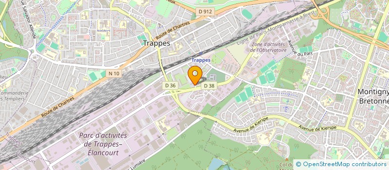 localisation de l'entreprise MONSIEUR ADEL AOUDI  TRAPPES