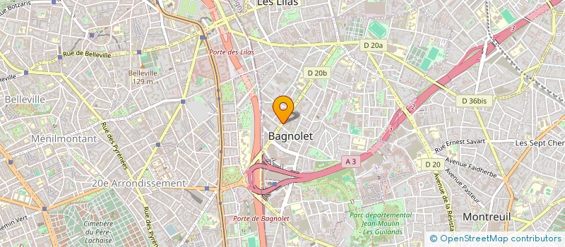 localisation de l'entreprise MONSIEUR ADEL BADIS à BAGNOLET