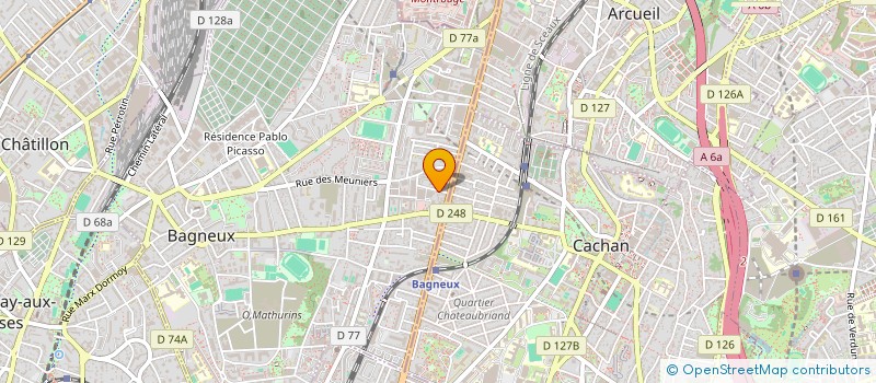 localisation de l'entreprise MONSIEUR ADEL BADJOUJ à BAGNEUX