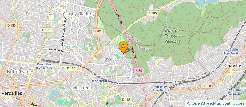 localisation de l'entreprise MONSIEUR ADEL BECHAR à VERSAILLES