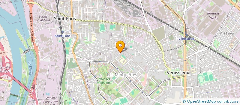 localisation de l'entreprise MONSIEUR ADEL BELALA  VENISSIEUX