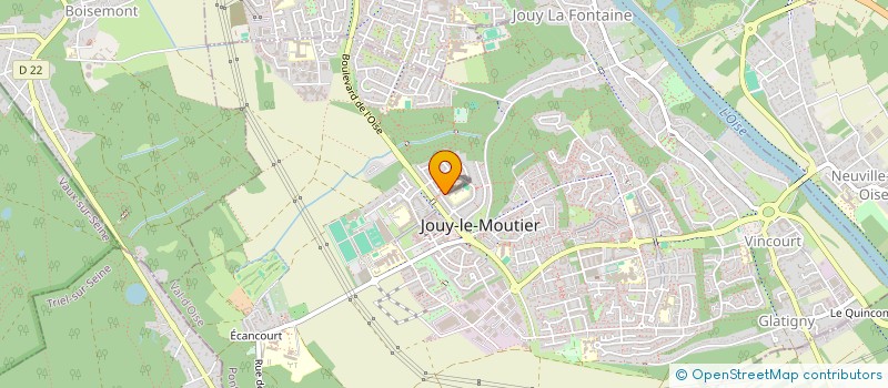localisation de l'entreprise MONSIEUR ADEL BELGASMI à JOUY-LE-MOUTIER