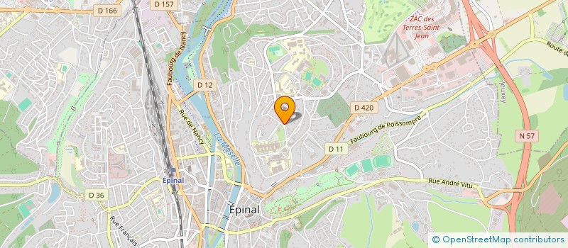 localisation de l'entreprise MONSIEUR ADEL BELKERCHA  EPINAL