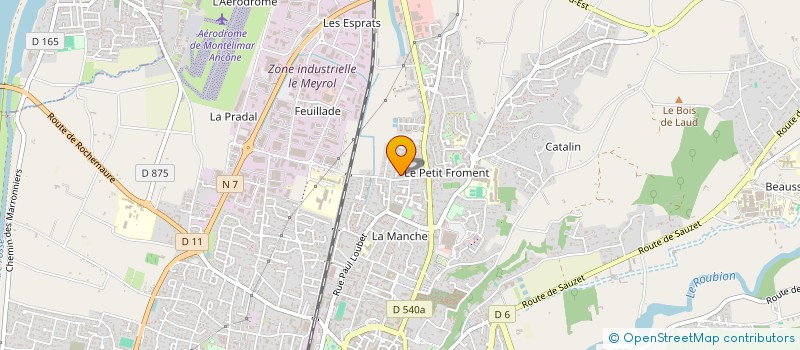 localisation de l'entreprise MONSIEUR ADEL BEN ABDALLAH  MONTELIMAR