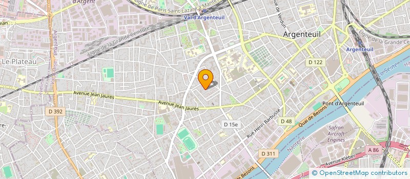 localisation de l'entreprise MONSIEUR ADEL BEN DJEMAIA  ARGENTEUIL