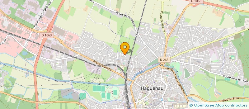 localisation de l'entreprise MONSIEUR ADEL BENABDELMOULAY  HAGUENAU