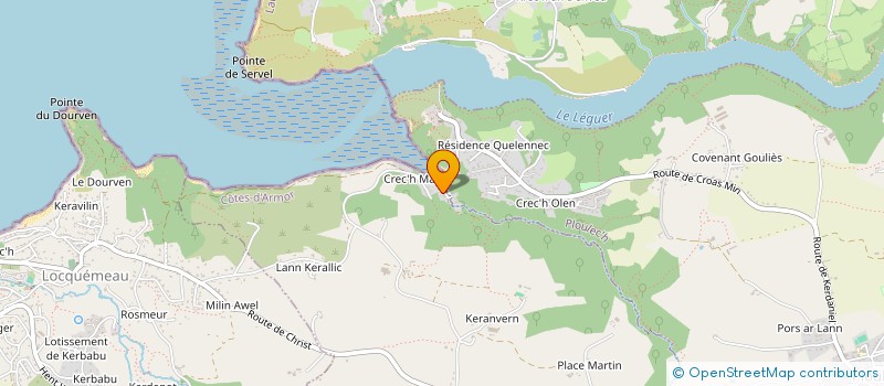 localisation de l'entreprise MONSIEUR ADEL BENABID  PLOUMILLIAU