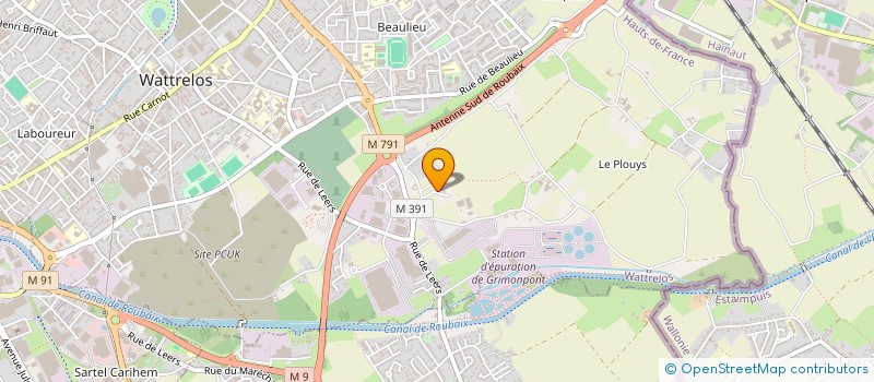 localisation de l'entreprise MONSIEUR ADEL BENALI  WATTRELOS