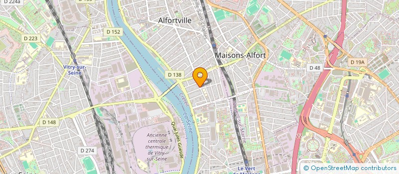 localisation de l'entreprise MONSIEUR ADEL BENAMER à ALFORTVILLE