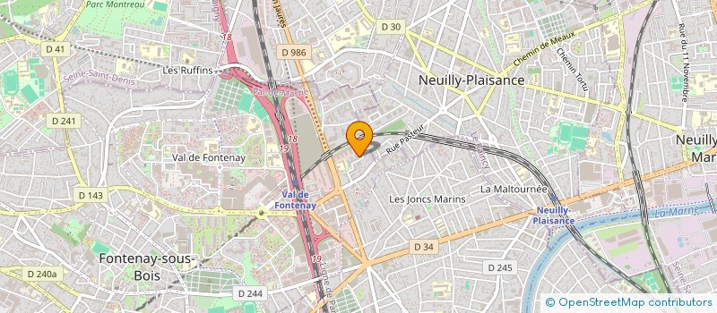 localisation de l'entreprise MONSIEUR ADEL BOUANANI à FONTENAY-SOUS-BOIS
