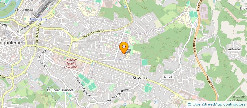 localisation de l'entreprise MONSIEUR ADEL BOUAZZA  SOYAUX