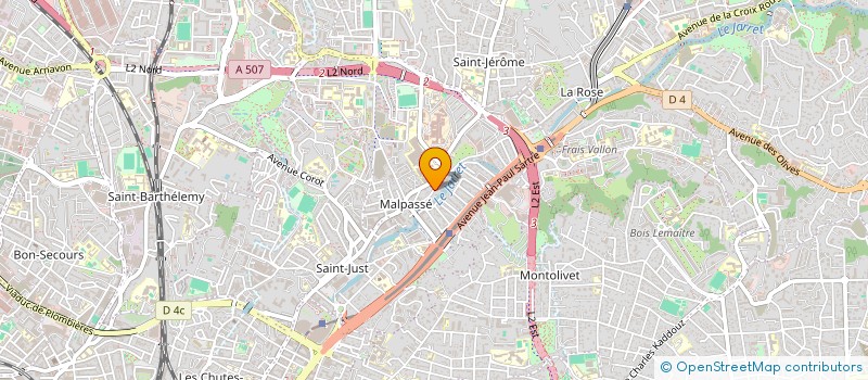 localisation de l'entreprise MONSIEUR ADEL BOUNAB  MARSEILLE