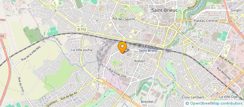 localisation de l'entreprise MONSIEUR ADEL BOUNAKHLA à SAINT-BRIEUC